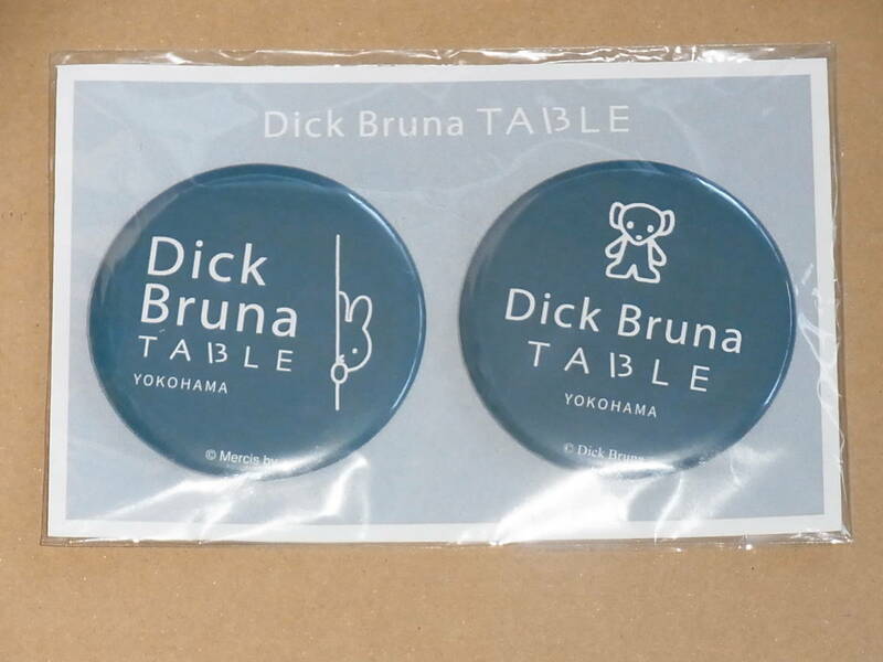 ◎ Dick Bruna TABLE ディックブルーナ テーブル 横浜 缶バッジ 2種セット ミッフィー フェリシモ ◎