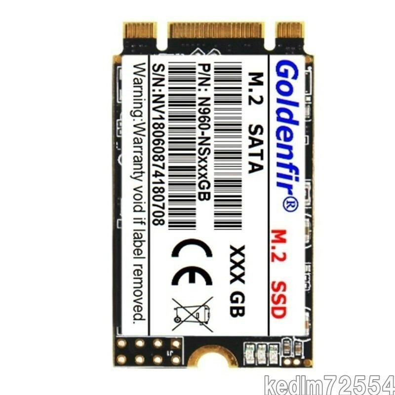 『超得』SSD Goldenfir M.2 512GB 2242 新品未開封 高速 SATA3 TLC 3D NAND 内蔵 デスクトップ ノートPC