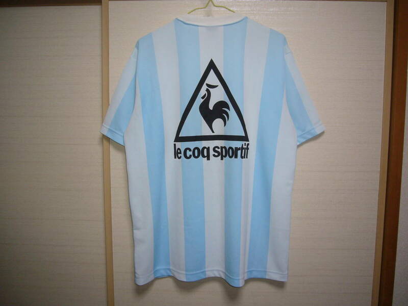 ルコック 90年代アルゼンチン代表　復刻ユニフォームシャツ Lサイズ