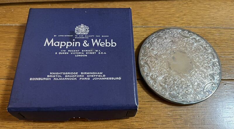 ヴィンテージ MAPPIN&WEBB マッピン＆ウェッブ　英国 バーミンガム コースター オリジナルBOX付 中古長期保管品