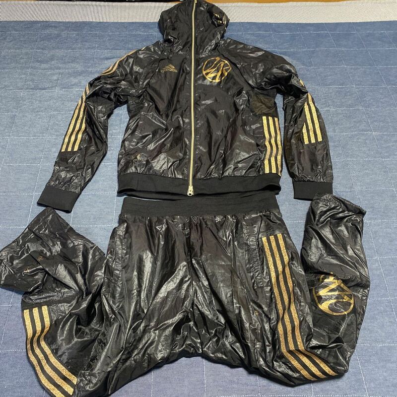 k22 24karats×adidas ウィンドブレーカーセットアップ　サイズS表記 中国製