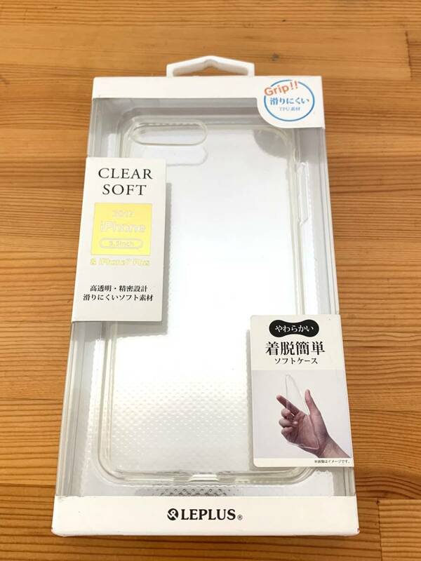 MSソリューションズ ルプラス LEPLUS LP-I7SPTNCL iPhone 8 Plus iPhone 7 Plus TPUケース CLEAR SOFT クリア