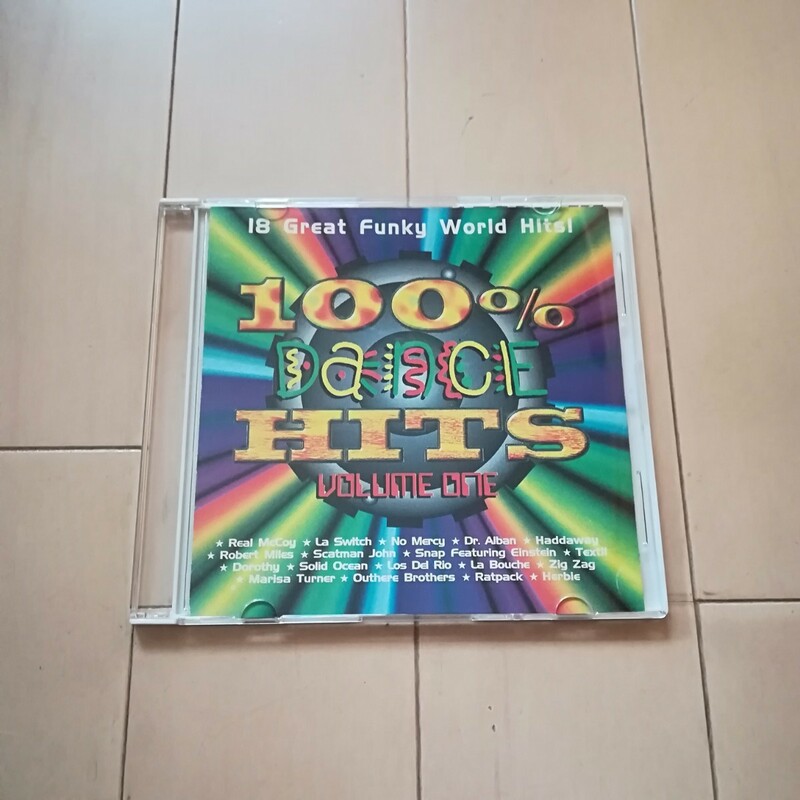 送料込み　即決　CD 100% DANCE HITS Vol.1 ダンスヒッツ　18 Great Funly World Hits!