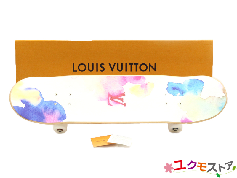 【 新品 】希少 Louis Vuitton 2021 スケートボード 水彩画モチーフ オリンピック 東京2020 LV スケボー 五輪 ルイヴィトン ビトン レア