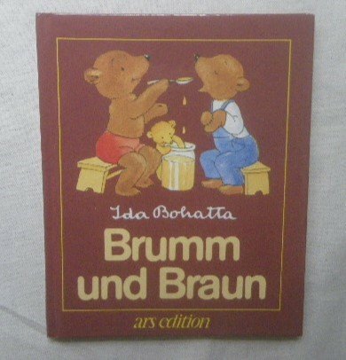 イーダ・ボハッタ 洋書絵本 Ida Bohatta Brumm und Braun 熊 ベア