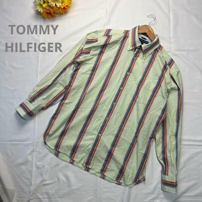 TOMMY HILFIGER 長袖シャツ M 80’s2playfabric