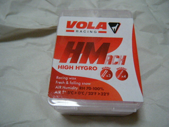 VOLA 　トップワックス　H MACH RED　-5～0°C　40ｇ レーシングトップWAX　2024