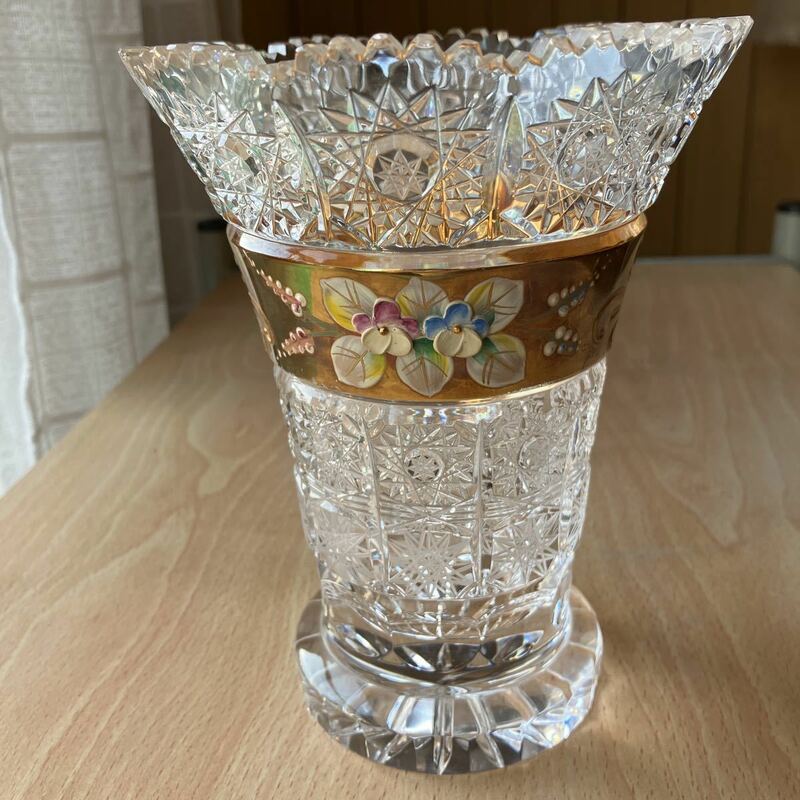 BOHEMIA クリスタル花瓶