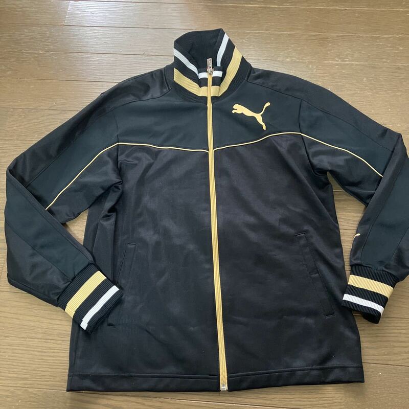 【中古送料込】PUMAプーマ/sport life style/ジャージ上/ブラック/Sサイズ