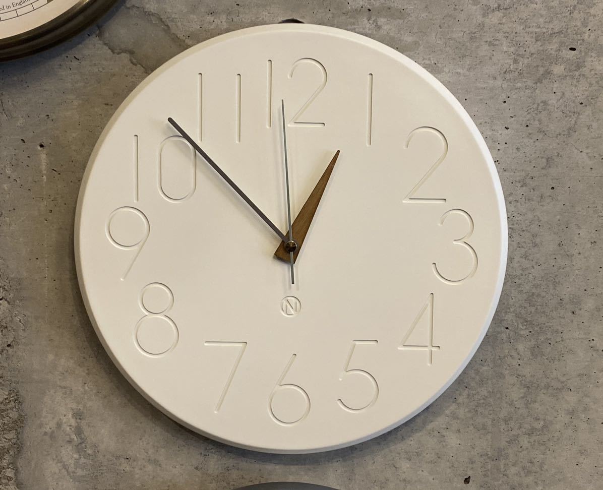 SMOOK Wall clock レジン+ウッド スウィープムーブメント(検,北欧ビンテージ,ミッドセンチュリー,イームズ,50's,60's,ジョージネルソン.