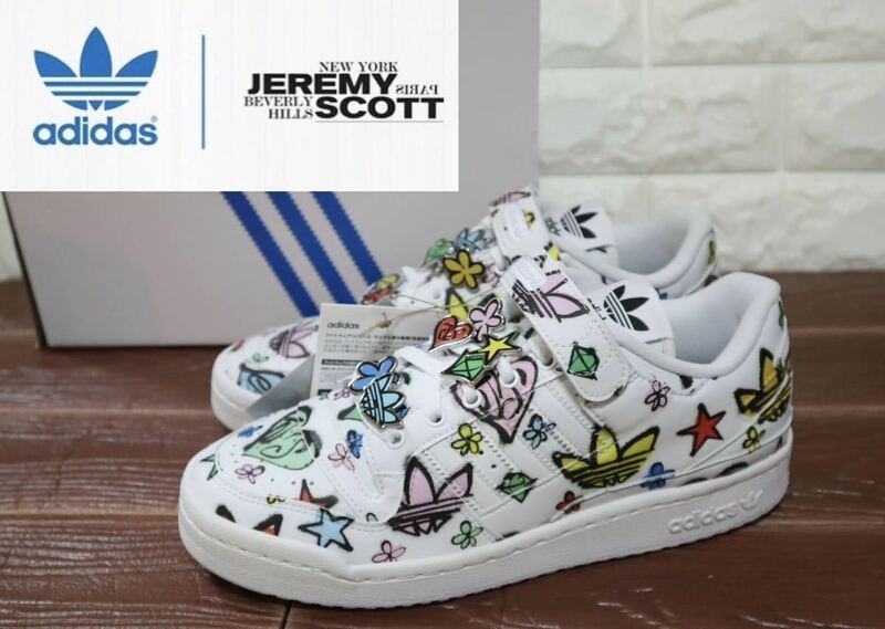 新品 27.5㎝ アディダス ジェレミー・スコット フォーラム 84 ロー モノ adidas JEREMY SCOTT FORUM 84 LOW MONO モノグラム　GX9668