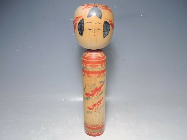 370/○こけし 作者不明 銘在 高さ25cm 日本人形 伝統工芸 伝統こけし