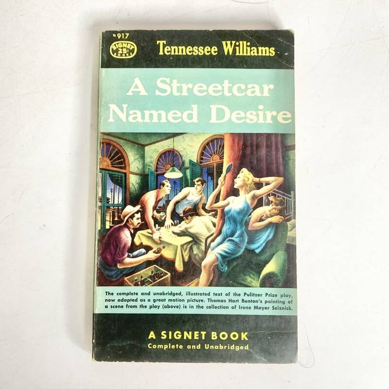 A Streetcar Named Desire　Tennessee Williams　欲望という名の電車　テネシー・ウィリアムズ　SIGNET BOOK 917　洋書