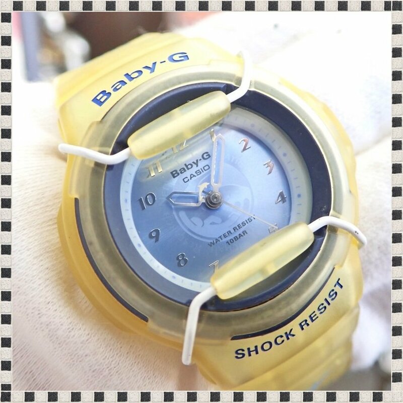【 良品 】 カシオ Baby-G BG-40K イルクジ 2000 国際イルカ・クジラ会議 クォーツ 腕時計 稼働品 ベビーG CASIO