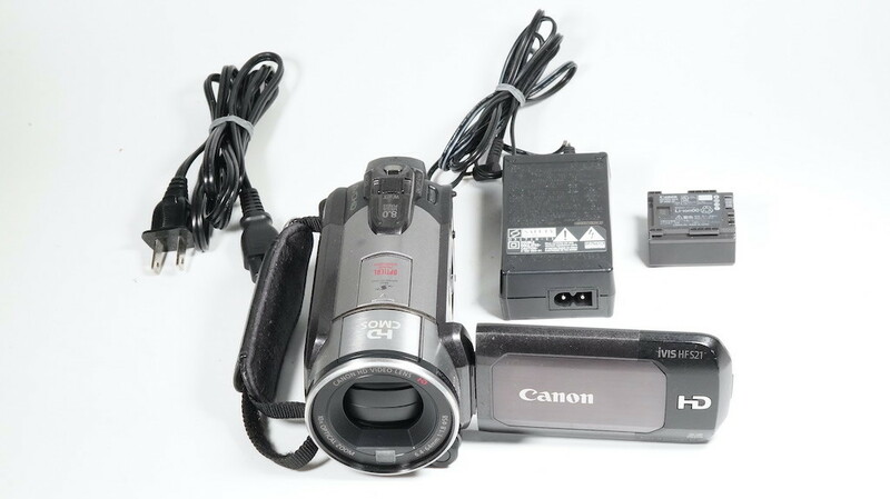 Canon キャノン iVIS HF S21 シルバー 動作OK 1週間保証 /9221