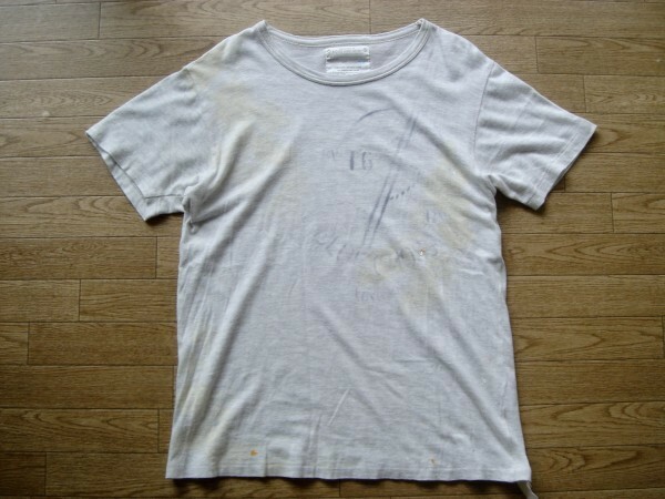 ビンテージ日本RIDING HIGHごま塩ライディングハイTシャツ雰囲気USトリコ大戦ランタグ囚人ステンシル黒シャン落書き霜降り45xxミックスrpm
