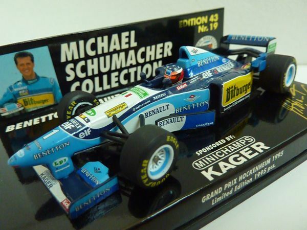 ●Minichamps1/43F1'95ベネトンB195M.シューマッハ独GP/MSC19