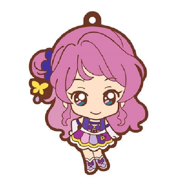 蝶野舞花 アイカツ！シリーズ カプセル ラバーマスコット 2 ストラップ ラバマス ラスト1個