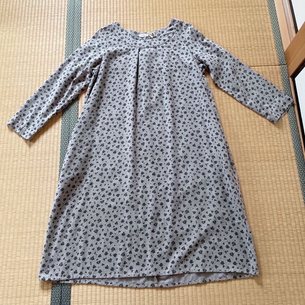 samansa mos2 ゆったりワンピース　着丈103 身幅60 クリーニング済み　