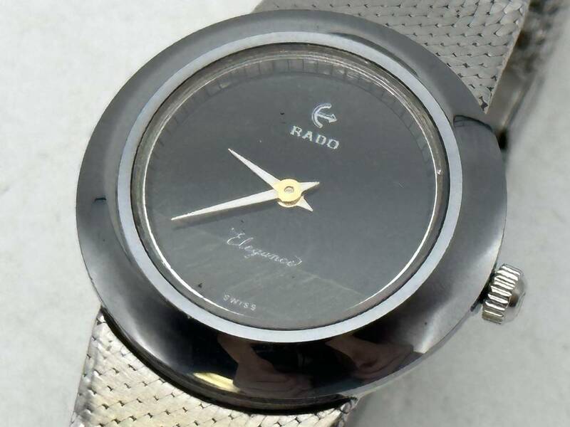 RADO ラドー　本物　タイガーアイ文字盤　ヴィンテージ　レディース腕時計　動作未チェック　不動　現状販売