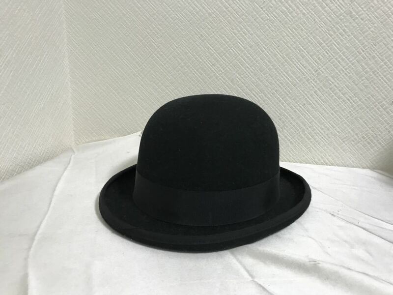 本物カシラCA4LAウールボーラーハット帽子ぼうしボウシレディースメンズサーフアメカジビジネススーツミリタリー日本製黒ブラック