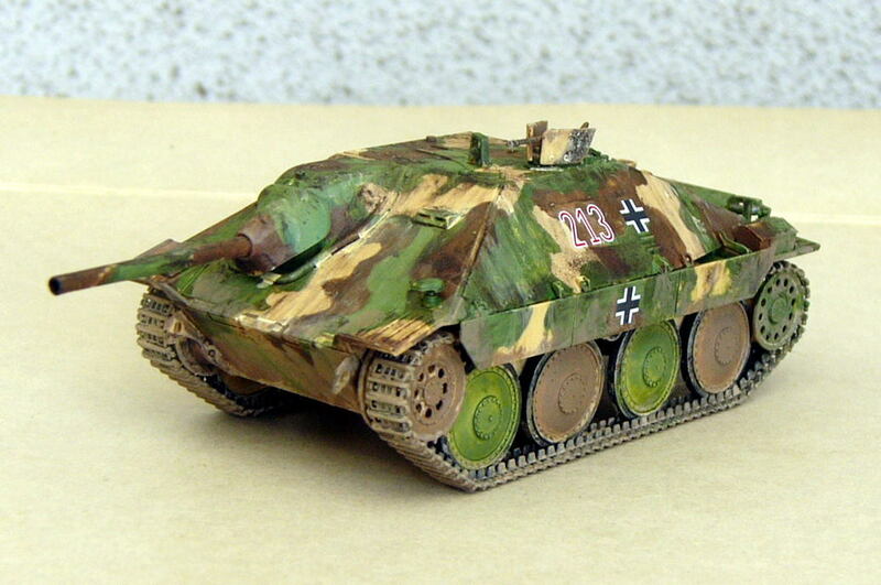 製作完成品■タミヤ　1/48　ドイツ　駆逐戦車　ヘッツァー　