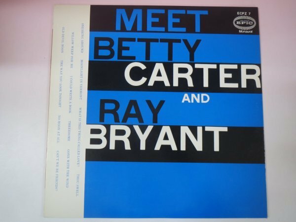 65626■LP　BETTY CARTER AND RAY BRYANT/MEET/EPIC ECPZ-7