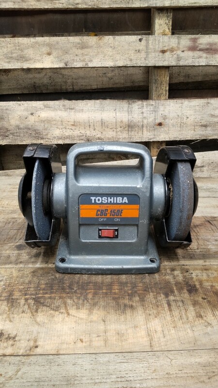 TOSHIBA 東芝 刃物グラインダ CBG-150E 150㎜ 研削といし 150×6.4×12.7 150×19×12.7 100V 研磨機