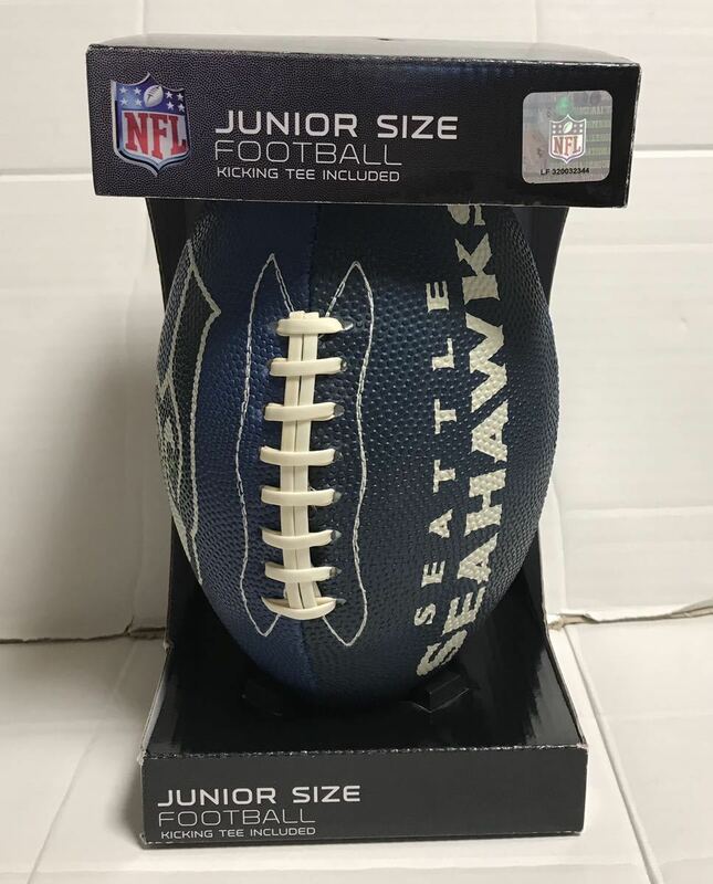 NFL SEATTLE SEAHAWKS シアトル シーホークス FOOTBALL フットボール JUNIOR SIZE ジュニアサイズ ボール 箱付き