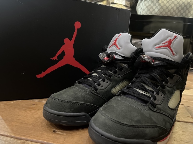 NIKE / ナイキ AIR JORDAN 5 RETRO GTX エアージョーダン5 ゴアテックス 27cm DR0092-001 箱あり ウィメンズ 黒 USED