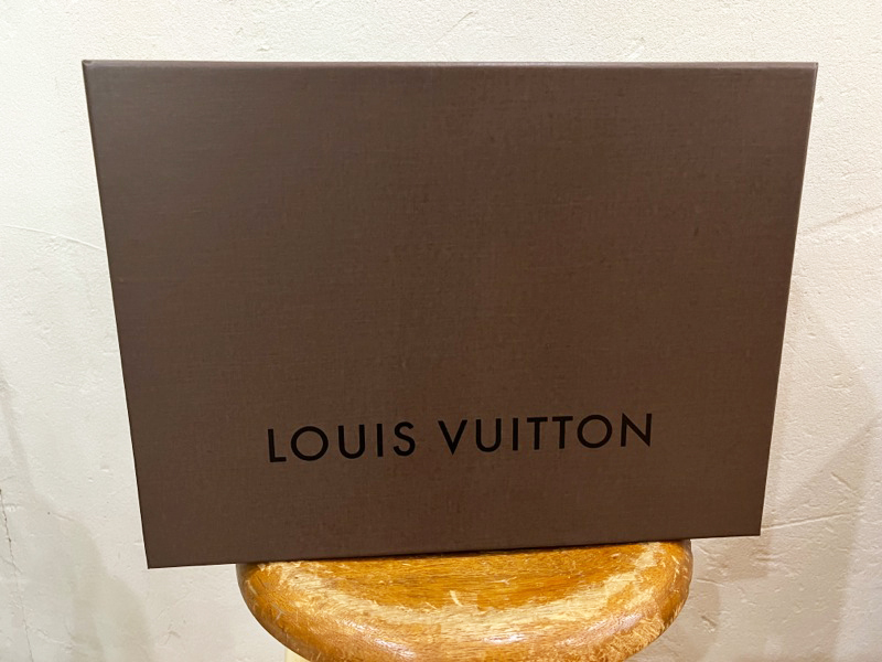 LOUIS VUITTON/ルイヴィトン 保存袋付き化粧箱 箱 バッグ用箱 ボックス ブランド箱 ブラウン 35cm×26cm×12.5cm