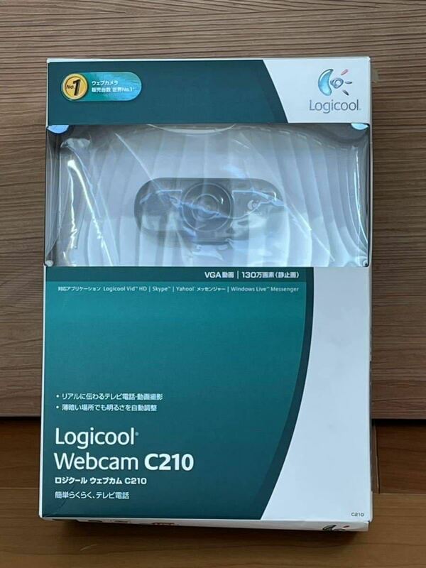 未使用 ？ LOGICOOL ロジクール Webcam ウェブカム C210 Webcamera ウェブカメラ テレビ電話 リモート会話 リモートワーク