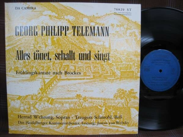 L#890◆独盤ＬＰ◆TELEMANN【Alles redet itzt und singet】