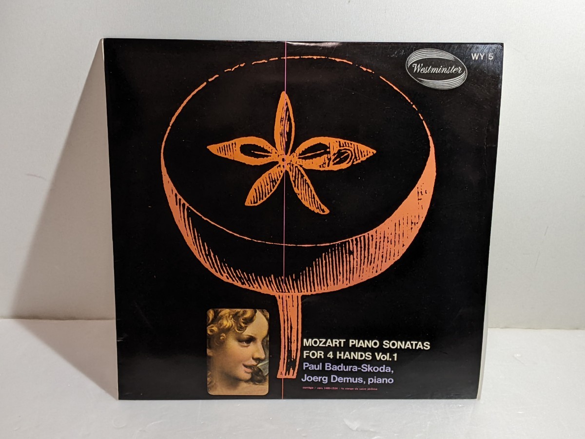 Westminster 初期盤 バドゥラ=スコダ＆デムス/モーツァルト ４手のためのピアノソナタ集 wy 5 paul badura skoda joerg demus 