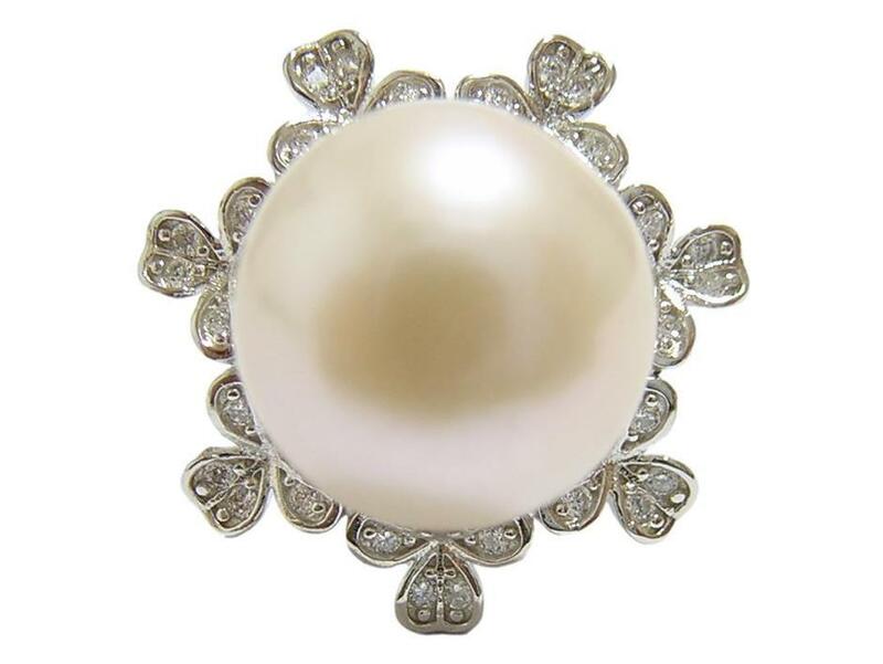 『淡水パール』 デザインリング　指輪　真珠