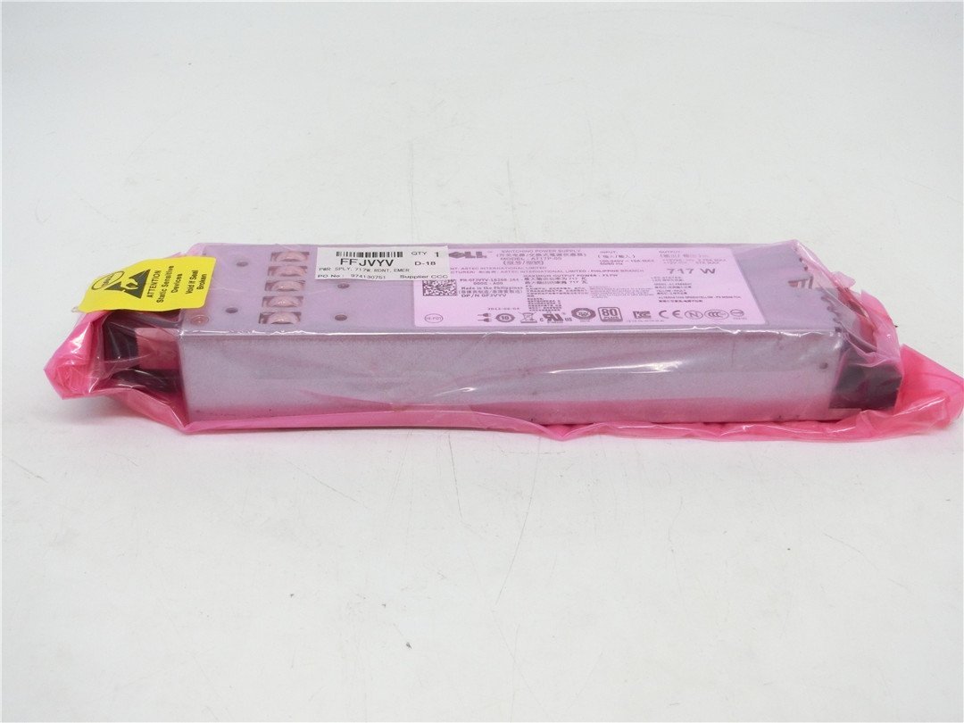 新品未使用品　DELL PowerEdge R610 用 電源ユニット 電源 A717P-00 DP/N 0FJVYV 717W 80PLUS　　送料無料