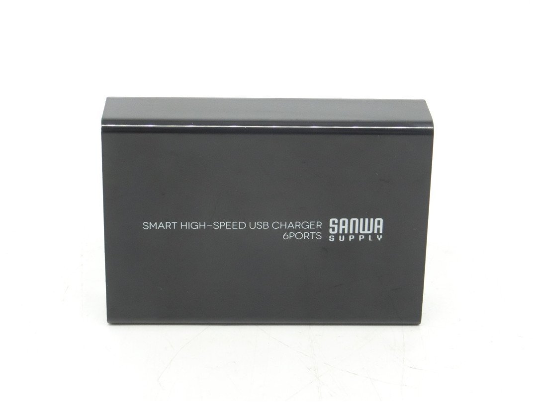 中古品　サンワサプライ　K-MU017 (ACA-IP40シリーズ・6ポートUSB充電器　送料無料