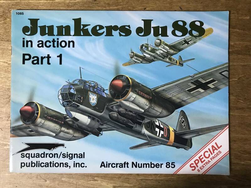 洋書 Junkers Ju 88 in action Part 1ユンカース Ju88 AIRCRAFT No.30 飛行機模型