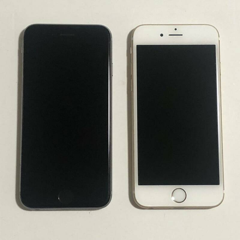 SIMフリー iPhone6s 64GB ×2台 86% 81% ゴールド SIMロック解除 Apple iPhone スマートフォン スマホ アップル シムフリー 送料無料
