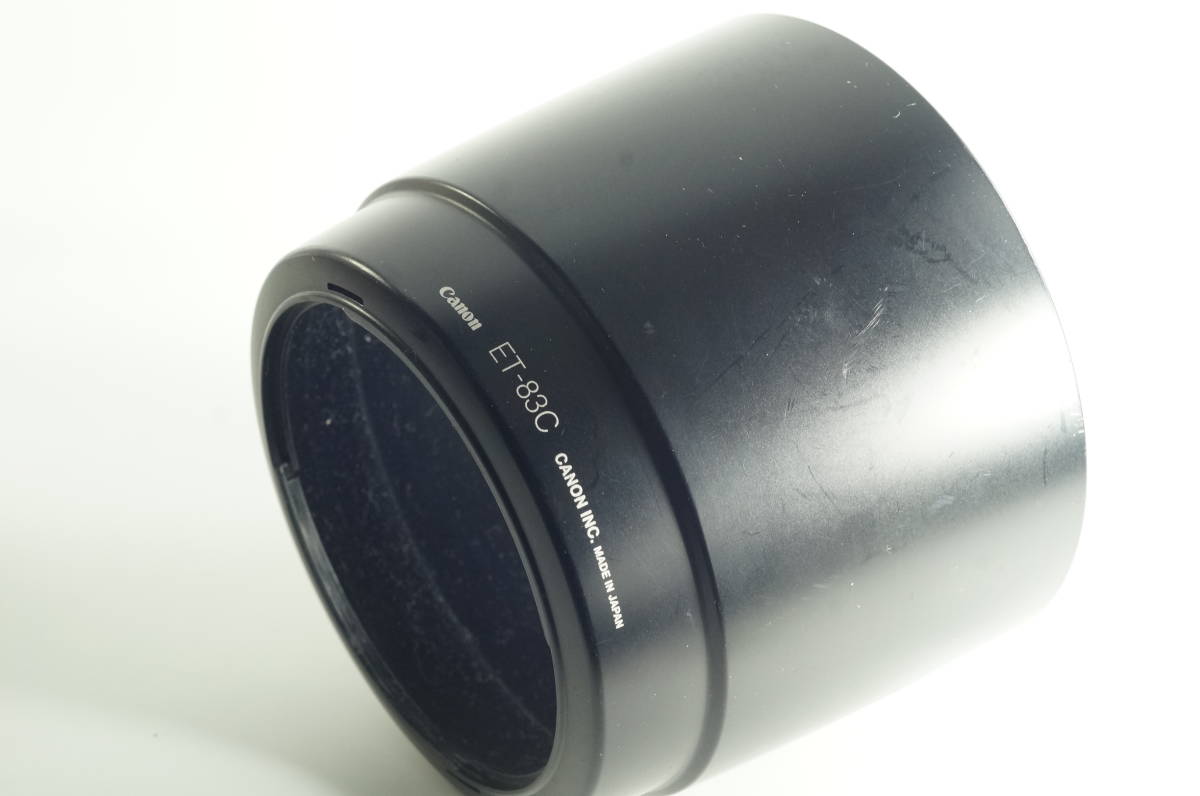 影PG【並品 】Canon ET-83C キャノン EF100-400mm F4.5-5.6L IS用 レンズフード