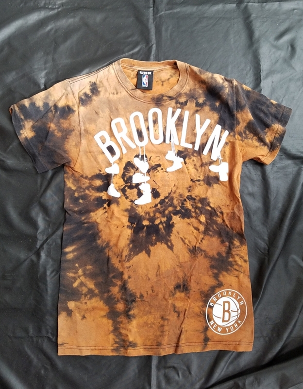 送料込み UNK NBA タイダイ Ｔシャツ sizeＳ brooklyn NBA バスケ バスケットボール タイダイ ジョーダン 　AIR jordan　エア