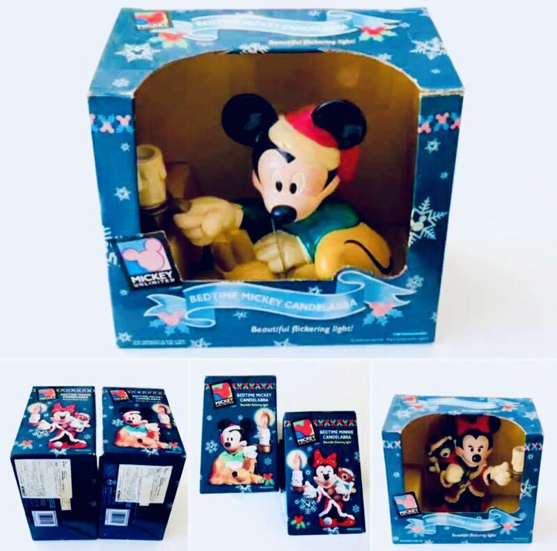 レア　【 未使用 】 Mickey & Minniy クリスマス　オーナメント　【 稀少 】　2セット 手渡し可能