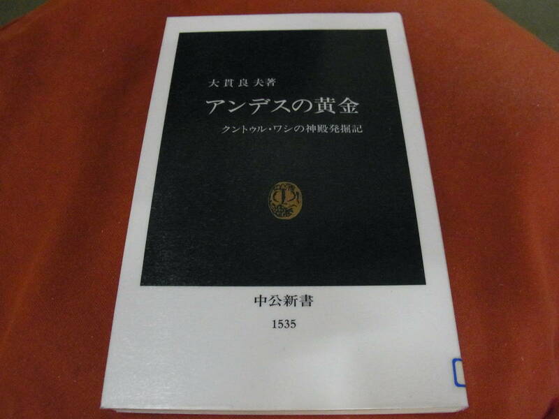 ★アンデスの黄金　クントゥル・ワシの神殿発掘記(新書)大泉光一／〔著〕★