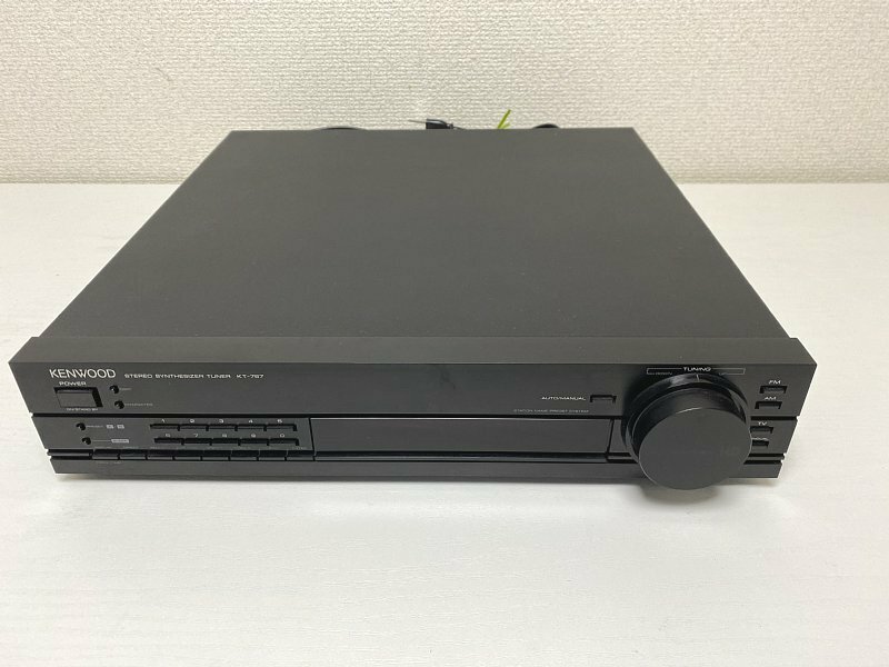 送料込み■KENWOOD ケンウッド KT-767ステレオチューナー 中古　現状品