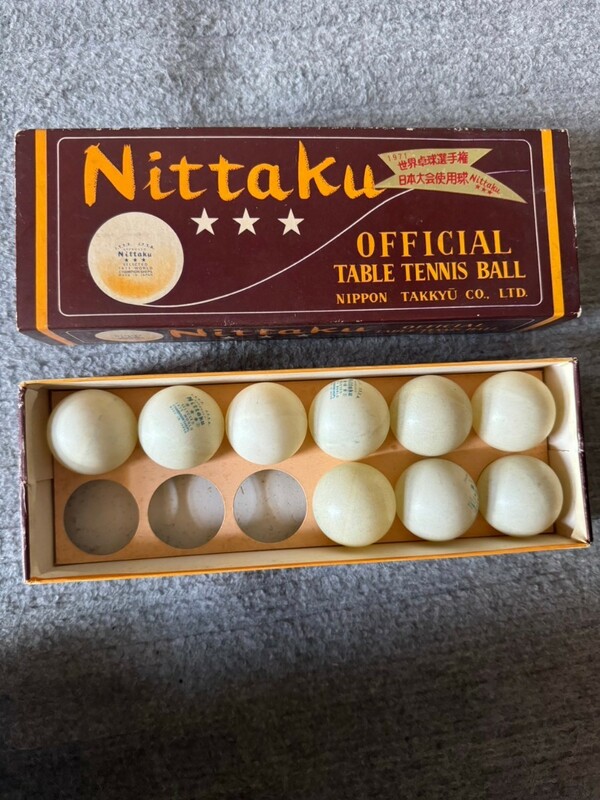 Nittaku ニッタク 世界卓球選手権 日本大会使用球 公認球 硬球