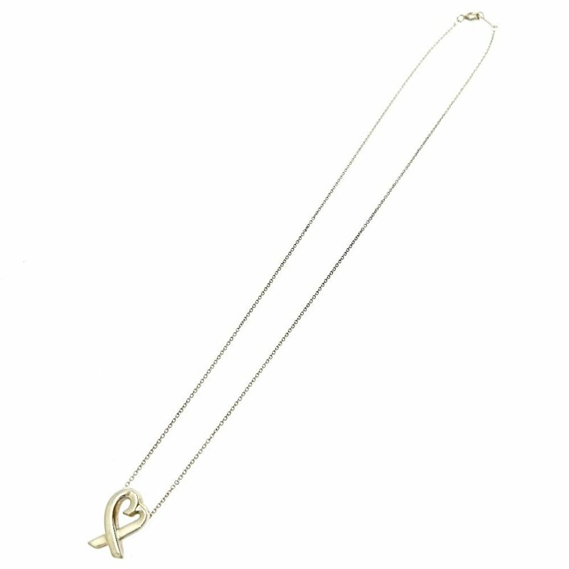 TIFFANY&Co. ティファニー シルバー パロマピカソ ラビングハート ネックレス 2.9g 925刻印 203817 ネックレス