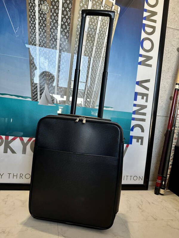 【即決/即納】！状態綺麗！ LOUIS VUITTON ルイヴィトン スーツケース タイガライン 付属品完備 専用保護カバー付き 本物正規品