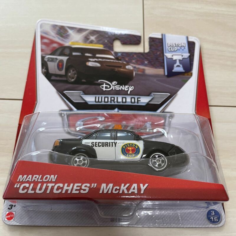 マテル カーズ マーロンクラッチマッキー　セキュリティカー　MATTEL CARS COLLECTION MARLON CLUTCHES McKEY ミニカー キャラクターカー