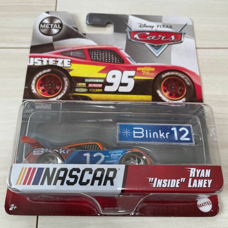 マテル カーズ NASCAR ナスカー RYAN INSIDE LANEY ライアン インサイド レイニー MATTEL CARS ミニカー キャラクター 12 次世代レーサー