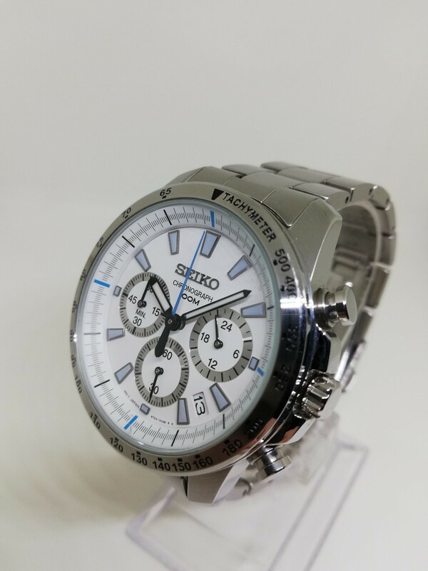 【稼働品】SEIKO セイコー 6T63-00D0 メンズクォーツクロノグラフ腕時計
